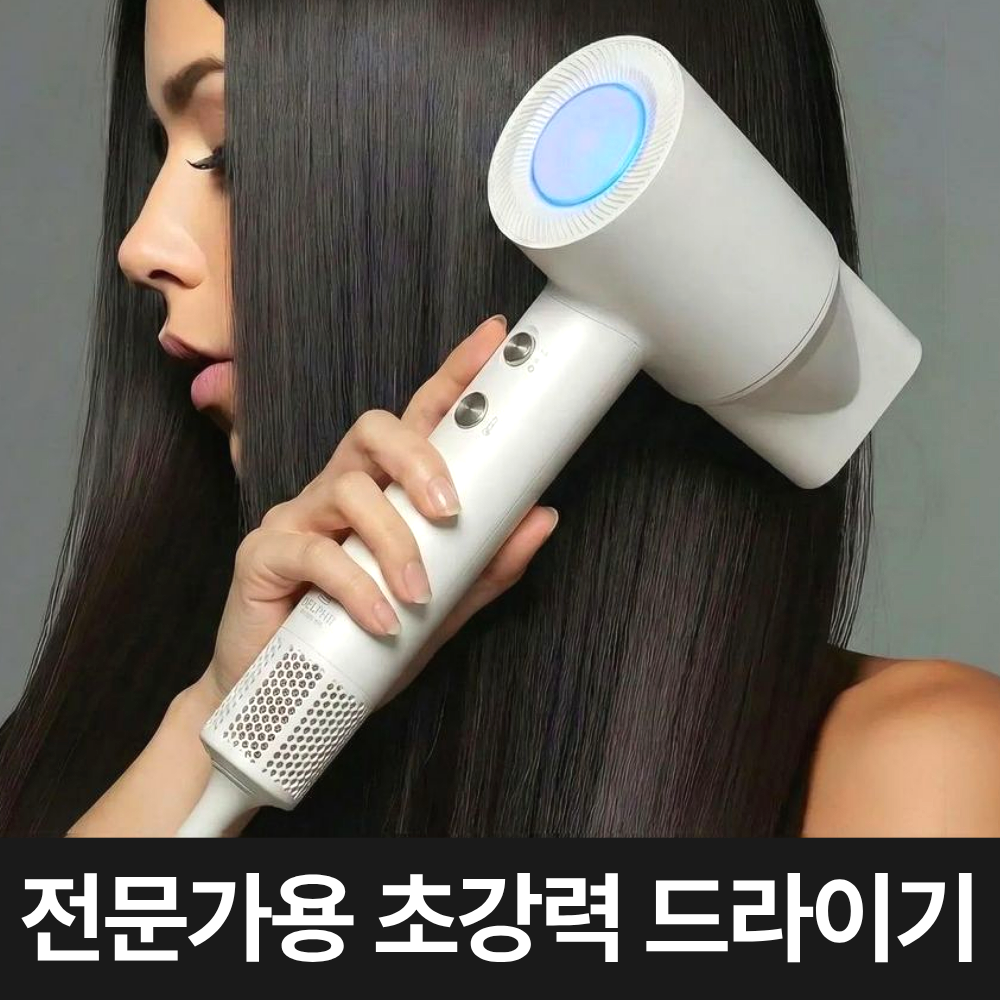 고출력 BLDC 전문가용 헤어 드라이기 가정용 미용실 드라이기, DP8010, 블랙 대표 이미지