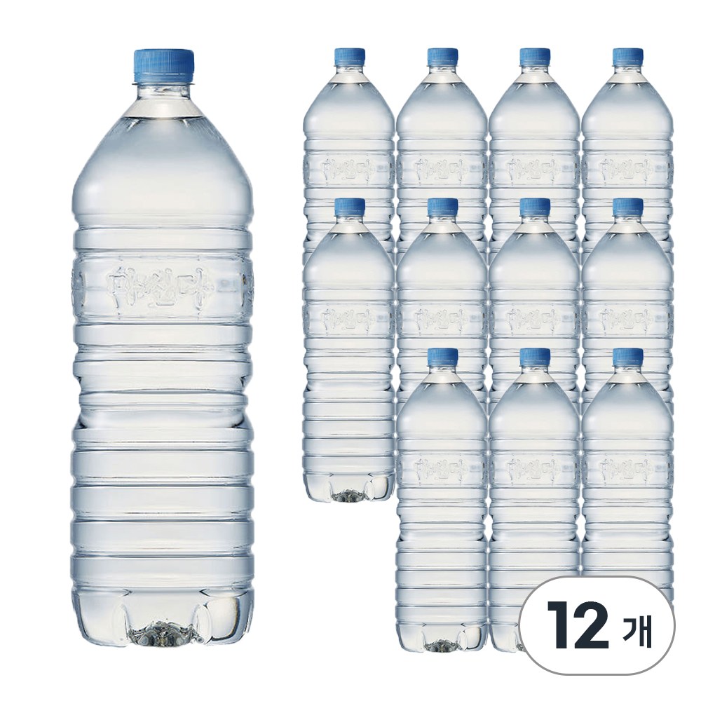 동아오츠카 마신다 생수 무라벨, 2L, 12개 대표 이미지