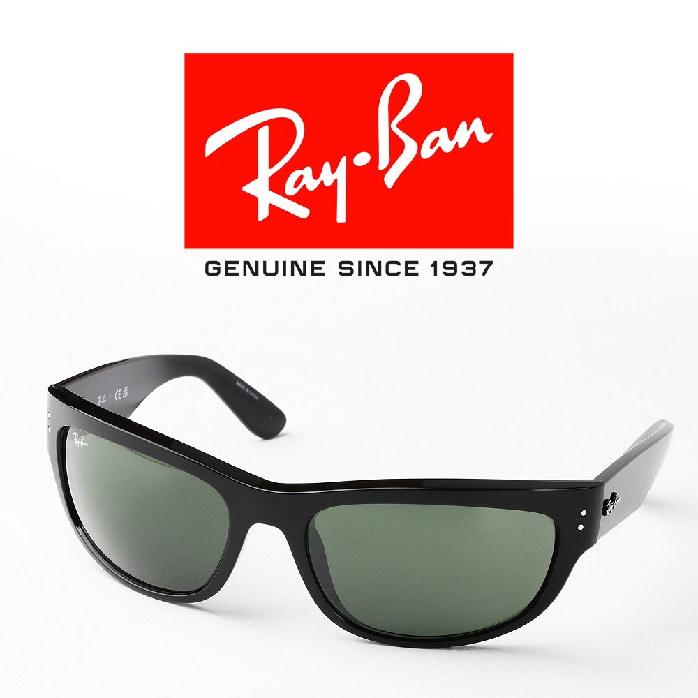 레이벤 선글라스 메가 발로라마 RB2289-901/31 63mm 빅사이즈 오버핏 블랙 뿔테 고프코어룩 긱시크 Mega Balorama 대표 이미지