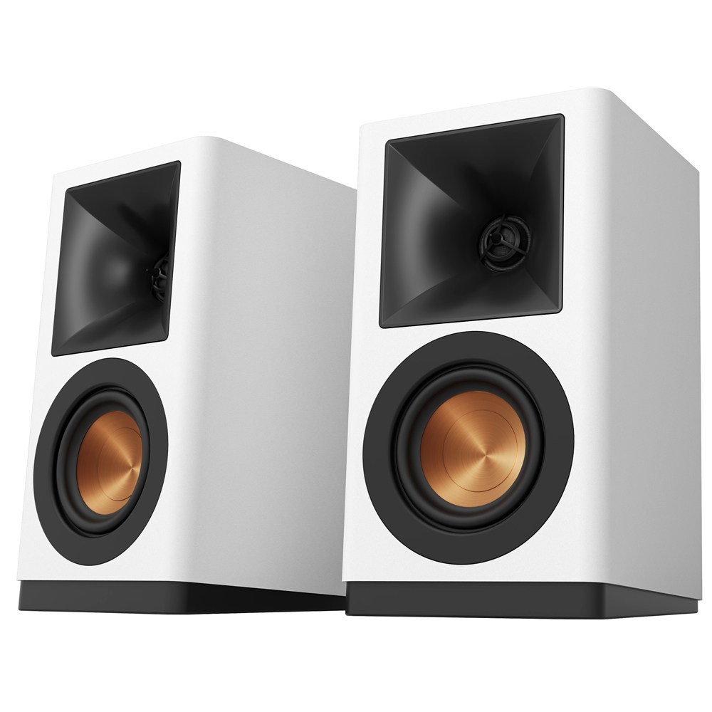 RESONO 블루투스 스피커 80W 고출력 PC 스피커 TV 스피커 겸용 액티브 북쉘프 USB DAC 옵티컬 지원 H320, 화이트, H3... 대표 이미지