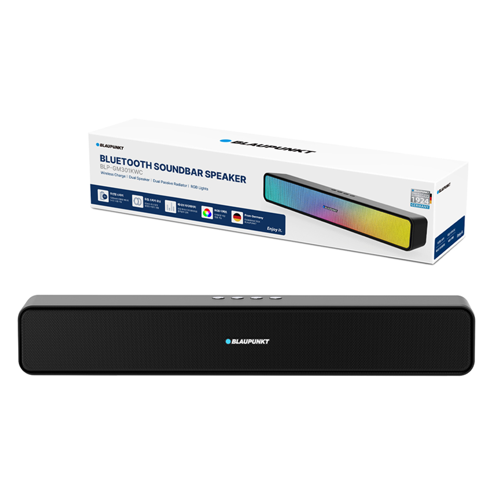 블라우풍트 블루투스 사운드바 스피커, BLP-GM301KWC, 블랙 대표 이미지