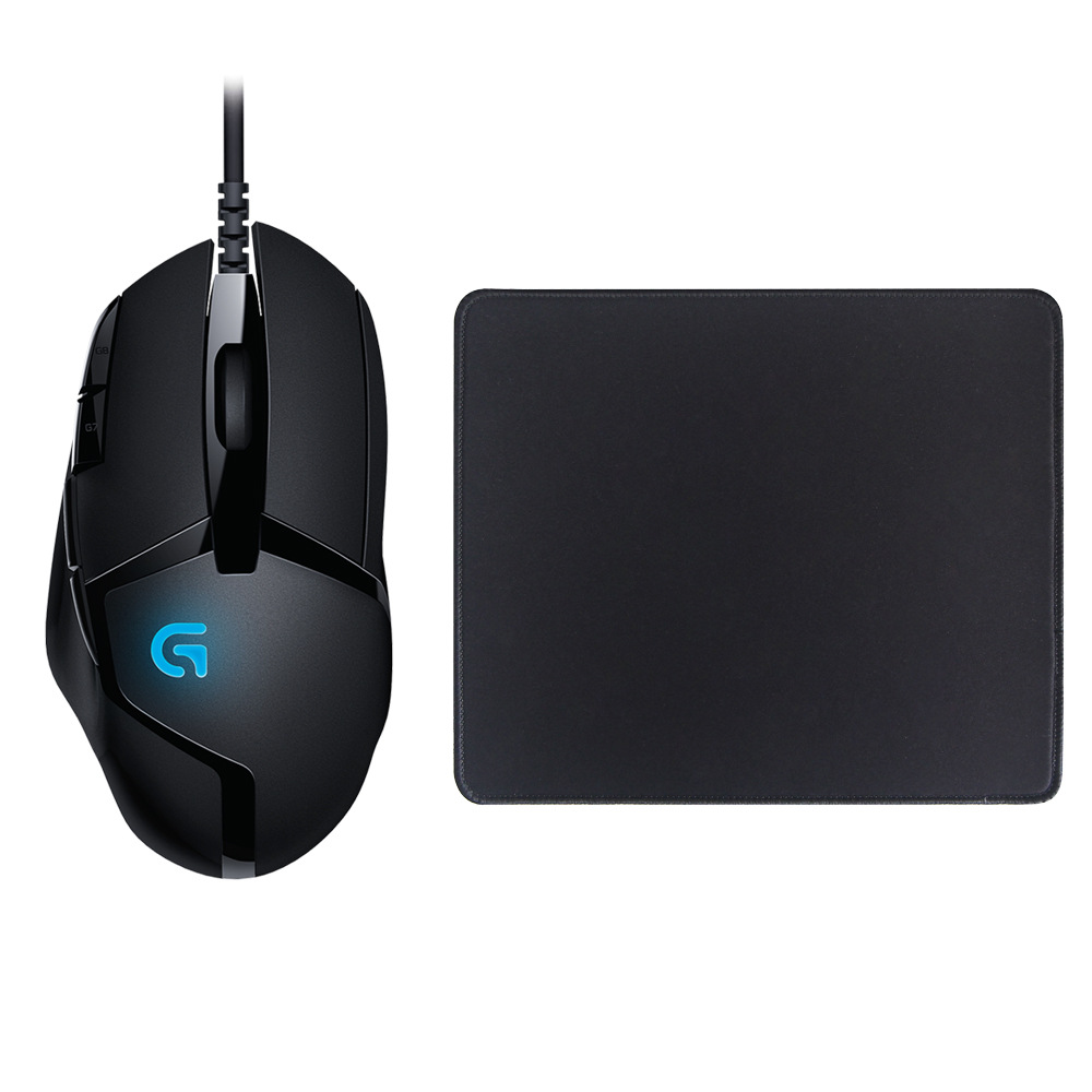 로지텍코리아 정품 G402 게이밍 마우스 + 게이밍 패드 세트, 블랙, G402+MP2 대표 이미지