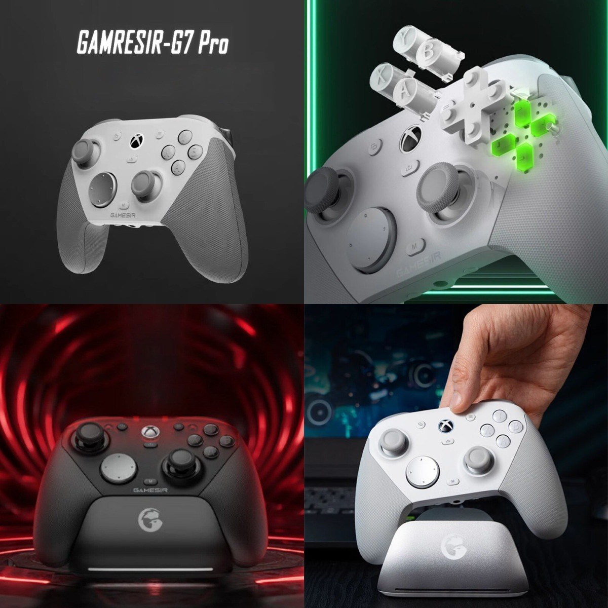 GAMESIR G7 PRO 무선 게임패드 1000HZ 조이스틱 1200mAh 블루투스 게임 컨트롤러 트루펙트 신상 대표 이미지