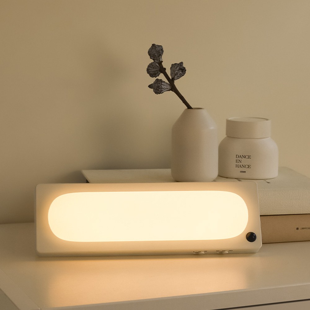 오르미 마그네틱 무드 모션감지 무선 LED 현관 센서등, 1개, Cream White 대표 이미지