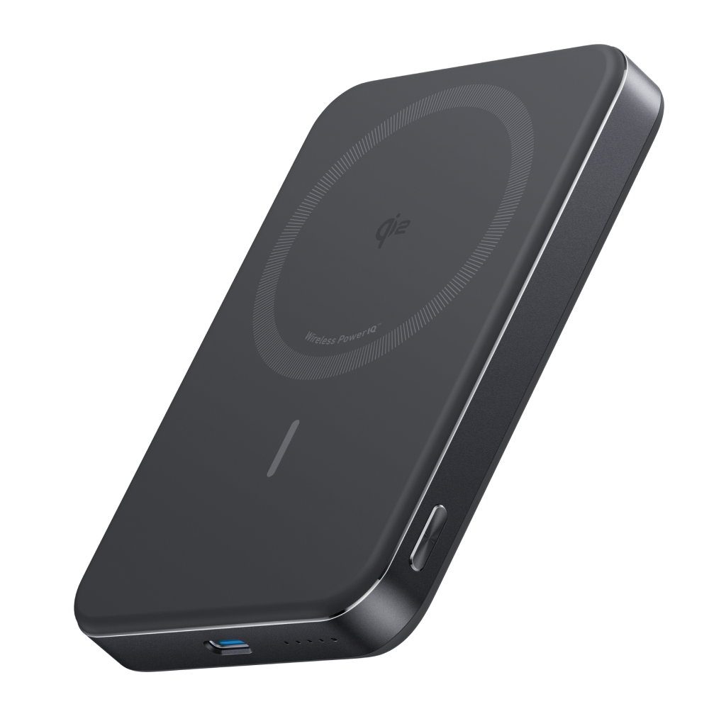 앤커 맥고 파워뱅크 10000mAh 30W 보조배터리 맥세이프 무선충전 고속충전 qi2 기내용 아이폰 A1664, 블랙, A1664 대표 이미지