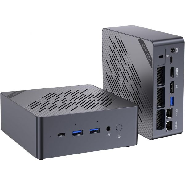 츄위 오박스 AI 미니 PC AMD 라이젠 9 365 10C/20T 5.0GHz 32GB DDR5 1TB PCIe 4.0 SSD 윈도우 11 프로 게이밍 라데온 880M 와이파 대표 이미지