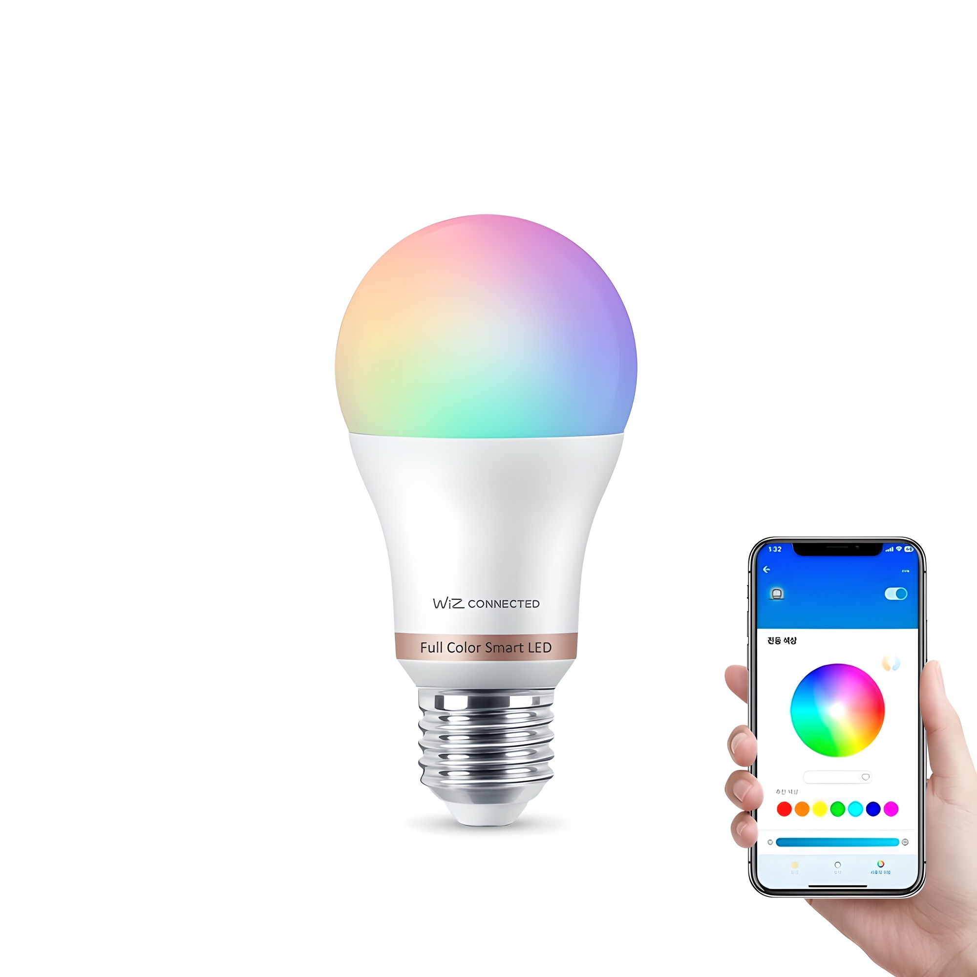 위즈 컬러 앰비언스 LED 스마트 전구 8.5W 대표 이미지