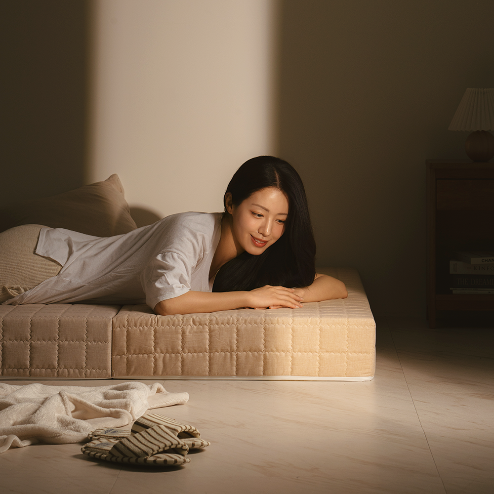 베드리움 허리가 단단한 코어블렌딩 3단 접이식 매트리스 대표 이미지