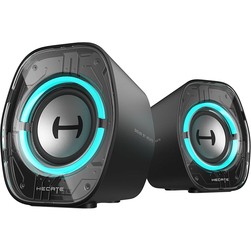 Edifier 에디파이어 G1000 II PC용 탁상 액티브 첨단 디자인 스피커 ｜ PS5 Pro/PS5/PS4/Switch 2/Switch等対応 ｜ 2.0ch RGB 게이밍 스피 대표 이미지