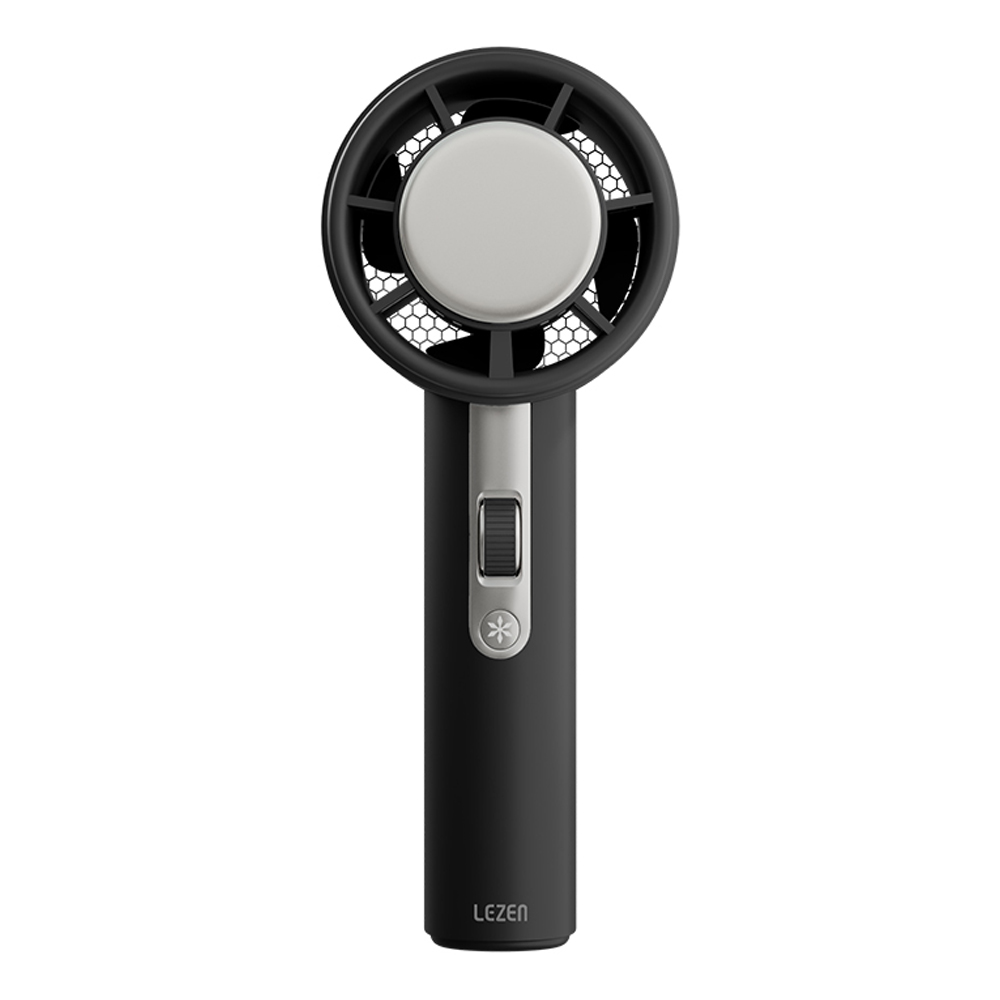 르젠 BLDC 저소음 급속냉각 아이스 터보 휴대용선풍기, 코스믹 블랙, LZMF-UC100 대표 이미지