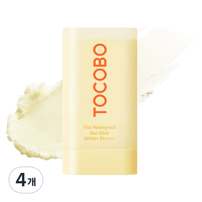 토코보 비타 워터프루프 선스틱 SPF50+ PA++++, 4개, 18g 대표 이미지